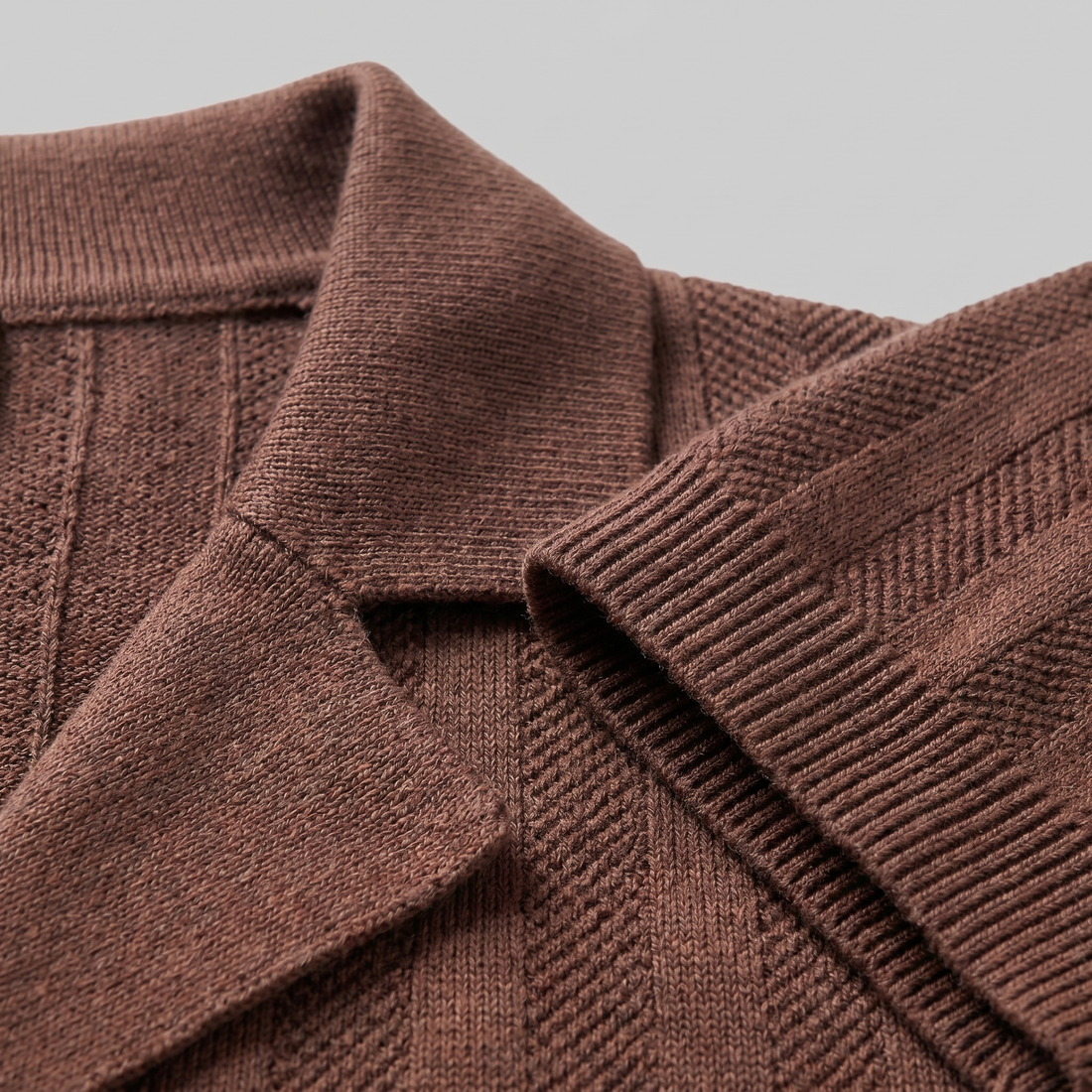 Men's Knit Button Shirt