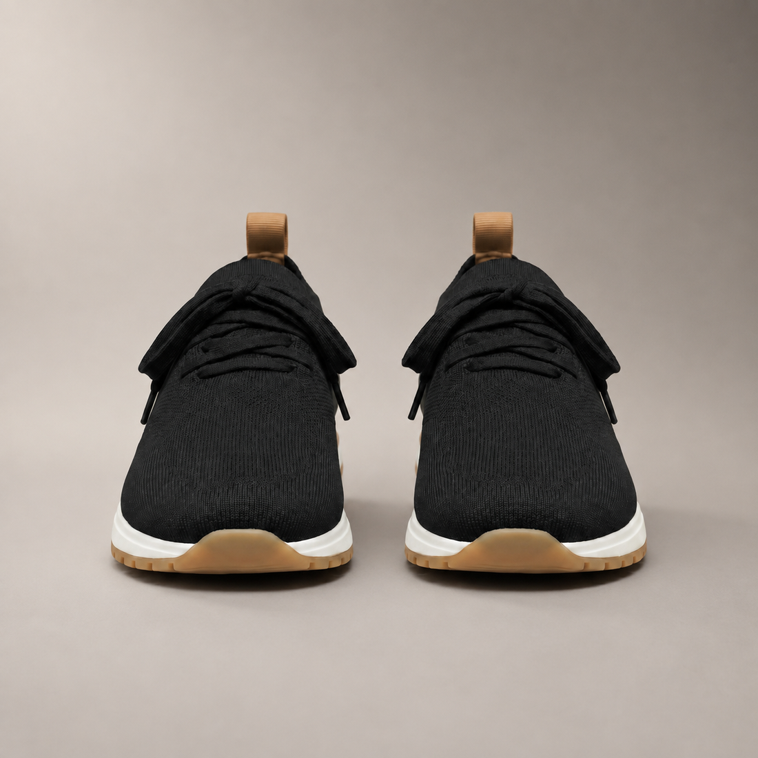 Men's Knit Sock Lace-Up Trainers