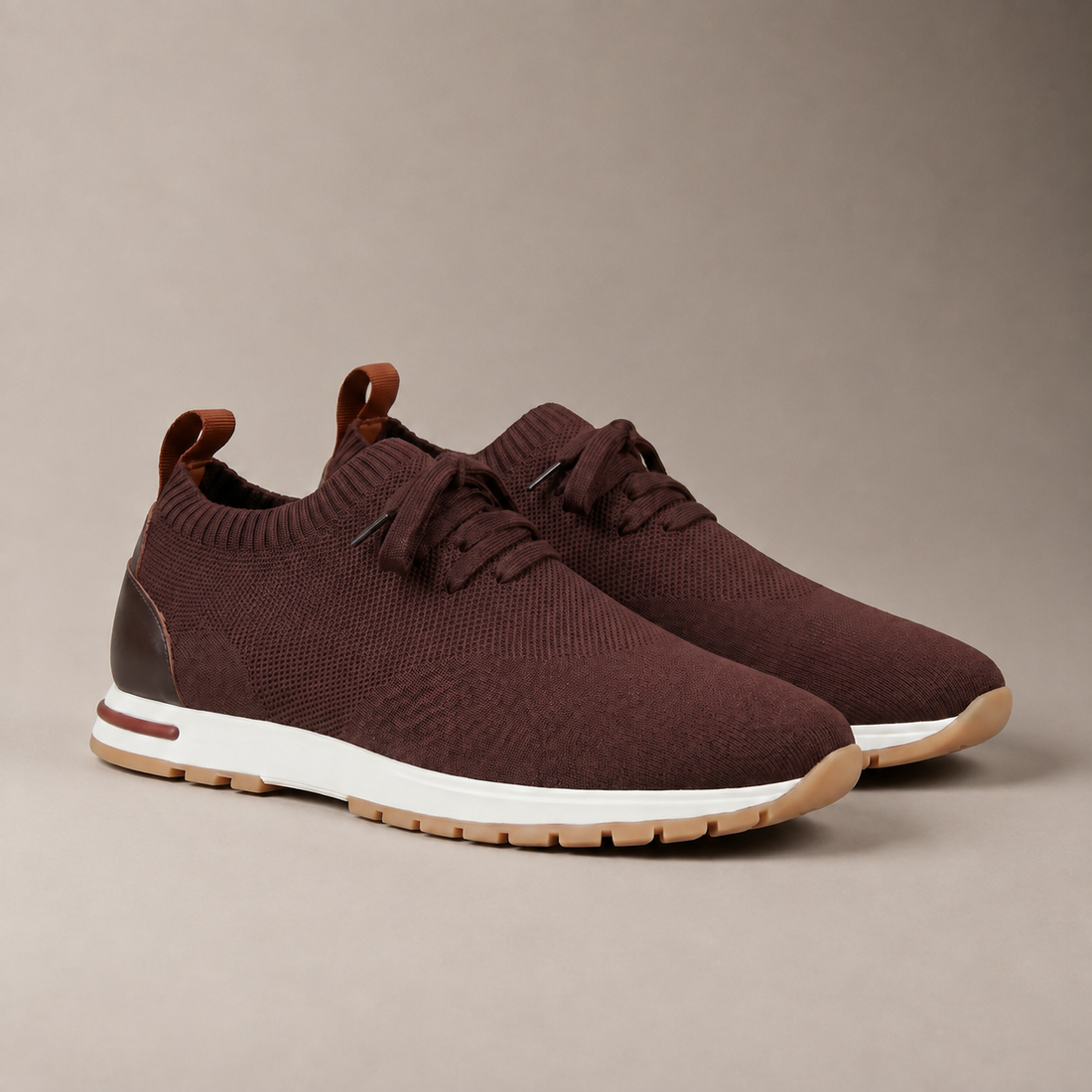 Men's Knit Sock Lace-Up Trainers