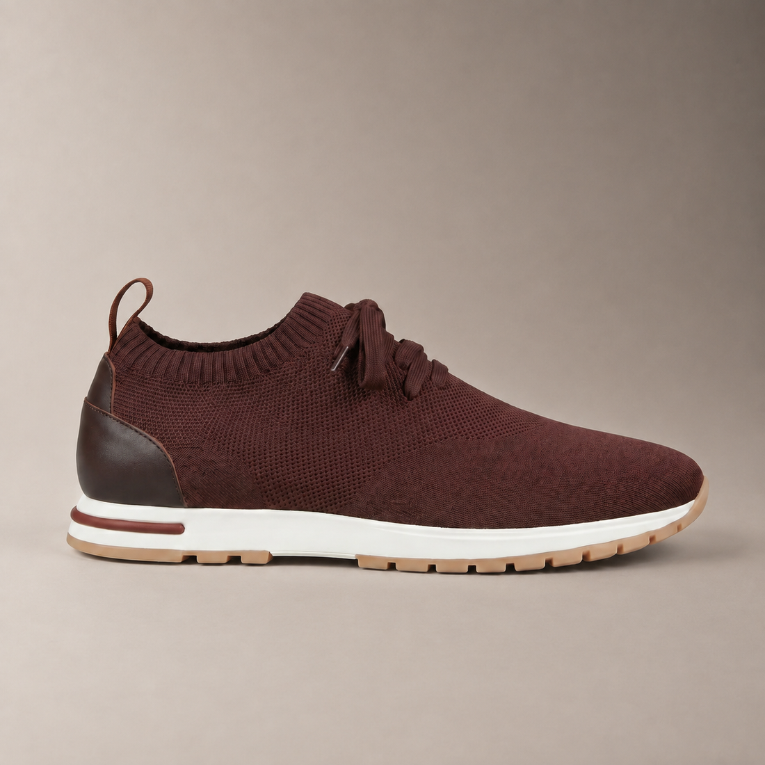 Men's Knit Sock Lace-Up Trainers