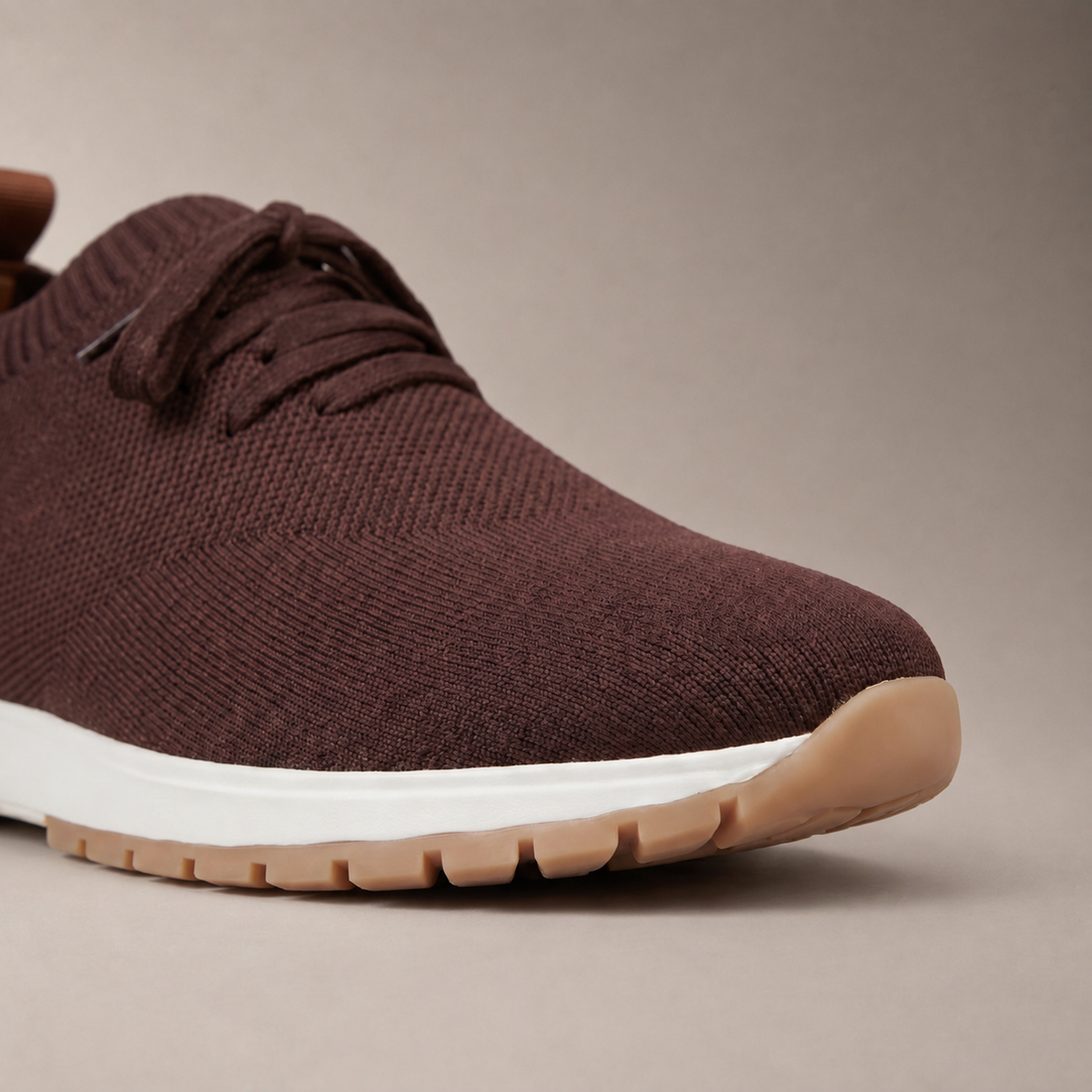 Men's Knit Sock Lace-Up Trainers