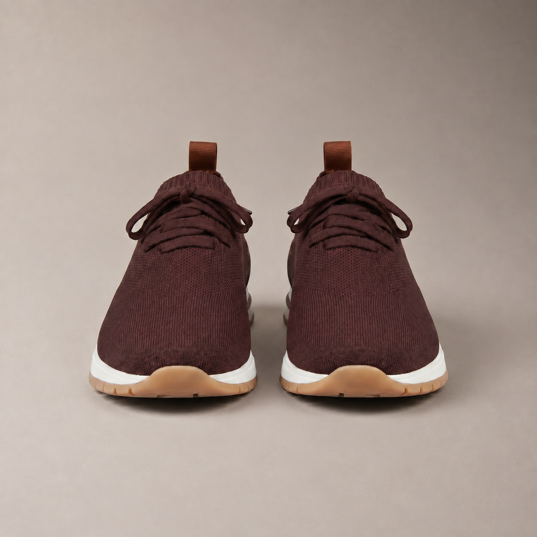 Men's Knit Sock Lace-Up Trainers