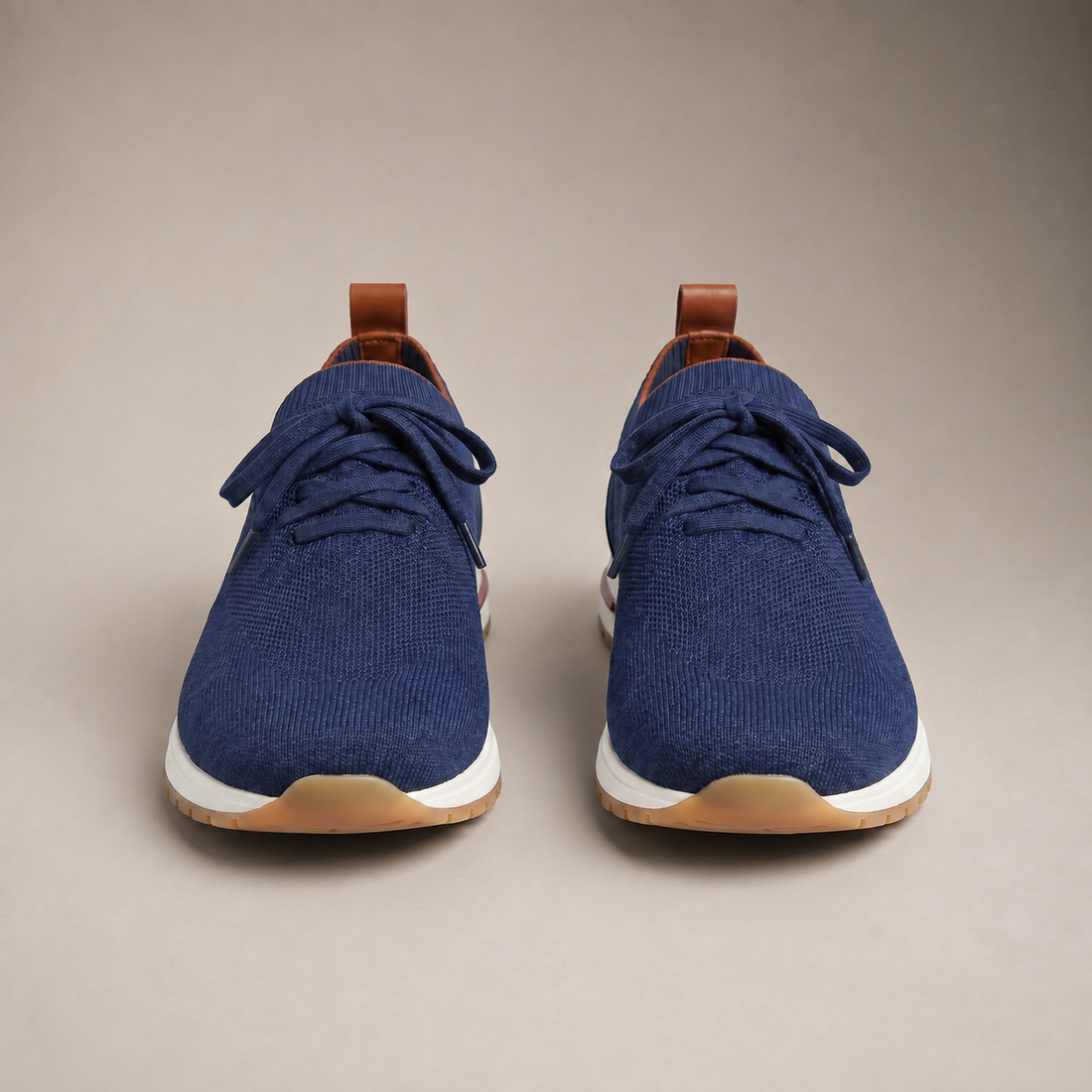 Men's Knit Sock Lace-Up Trainers