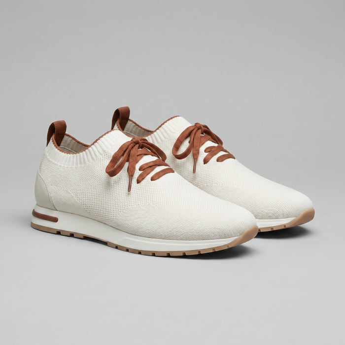 Men's Knit Sock Lace-Up Trainers