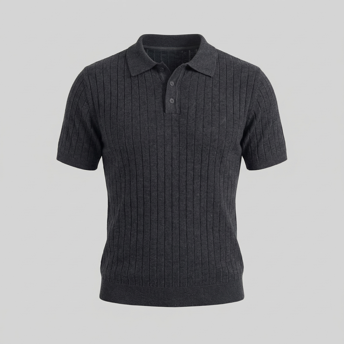 Men's Knit Striped Polo