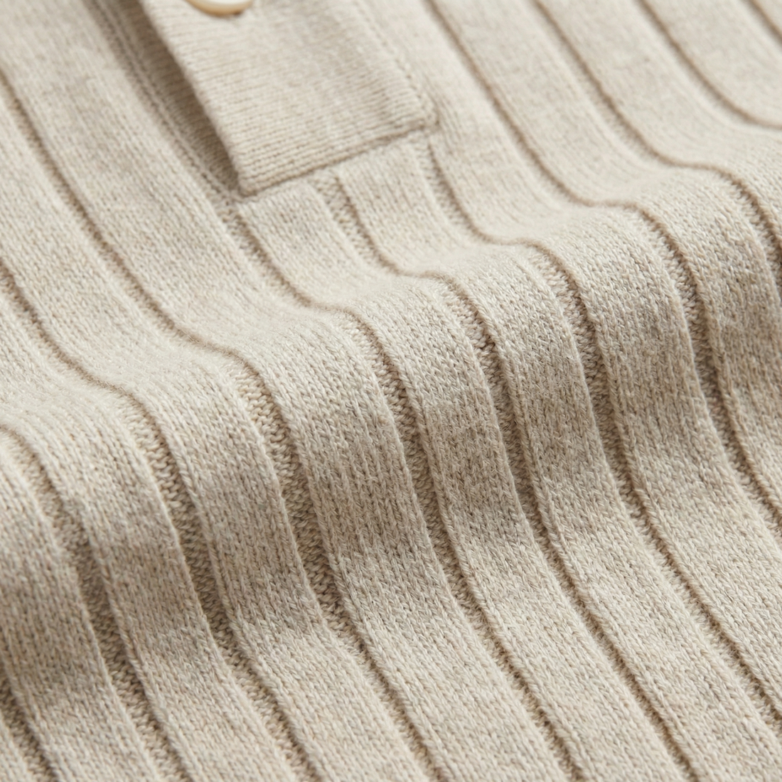 Men's Knit Striped Polo