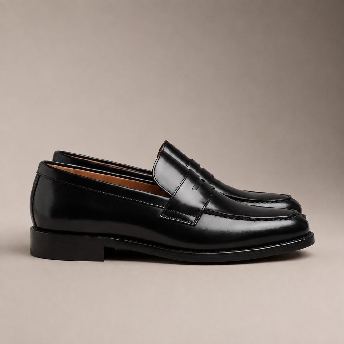 Men's Leather Penny Loafers