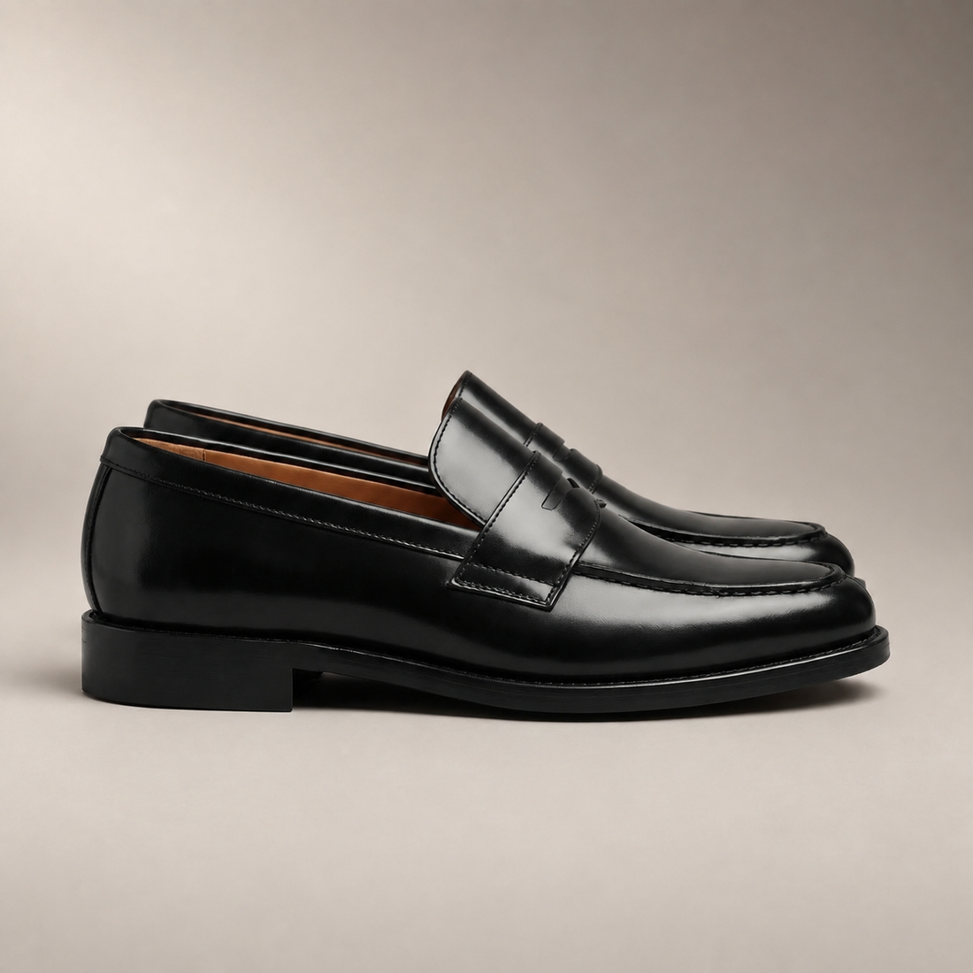 Men's Leather Penny Loafers
