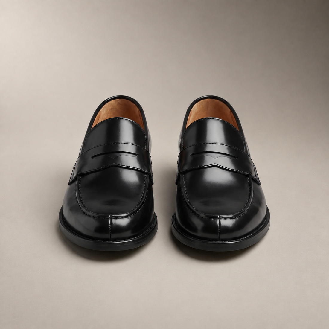 Men's Leather Penny Loafers