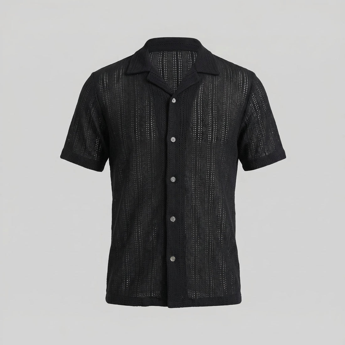 Men's Lightweight Button-Down Shirt for Summer