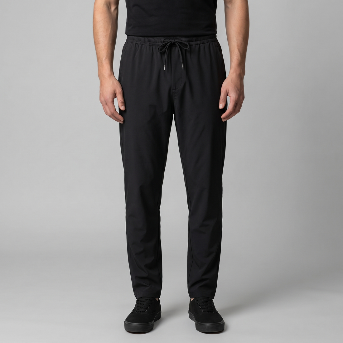 Men's Lightweight Nylon Drawstring Trousers