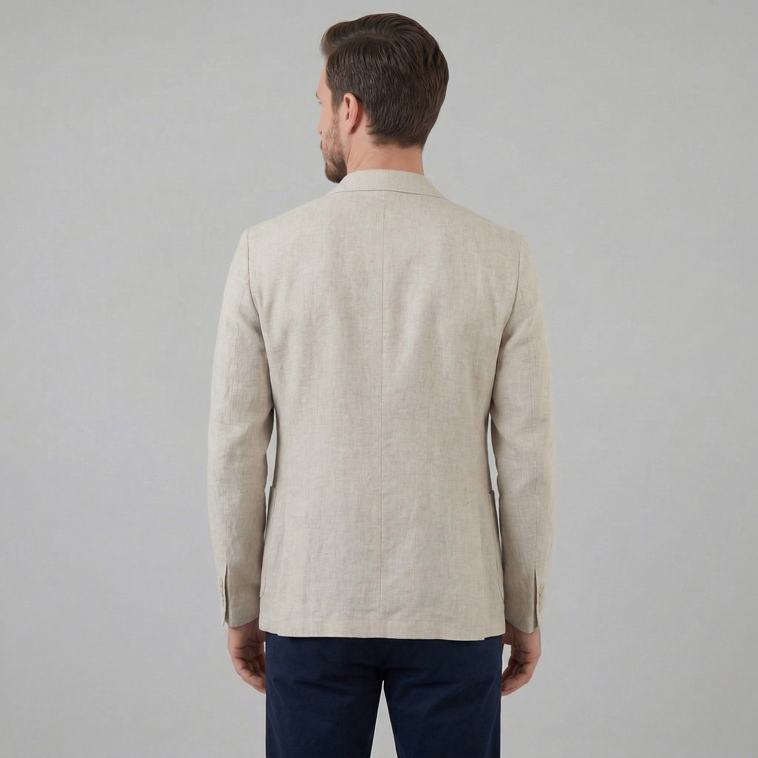 Men's Linen Blazer Jacket