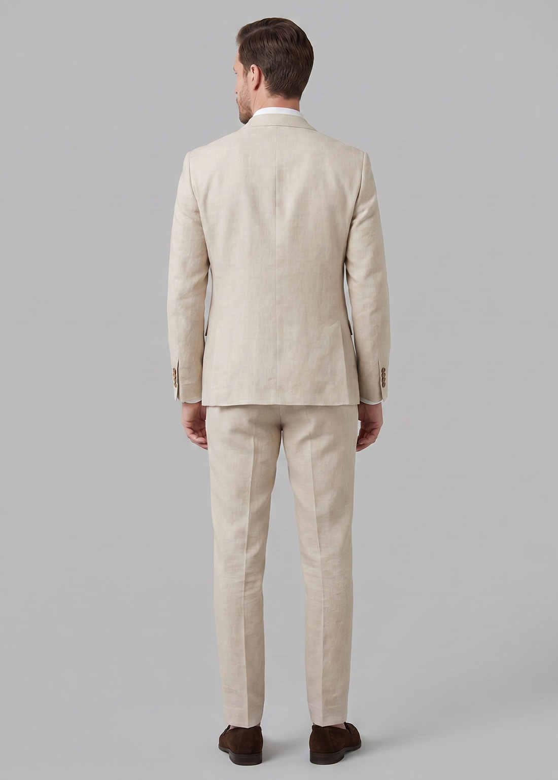 Men's Linen Blend Wedding Suit