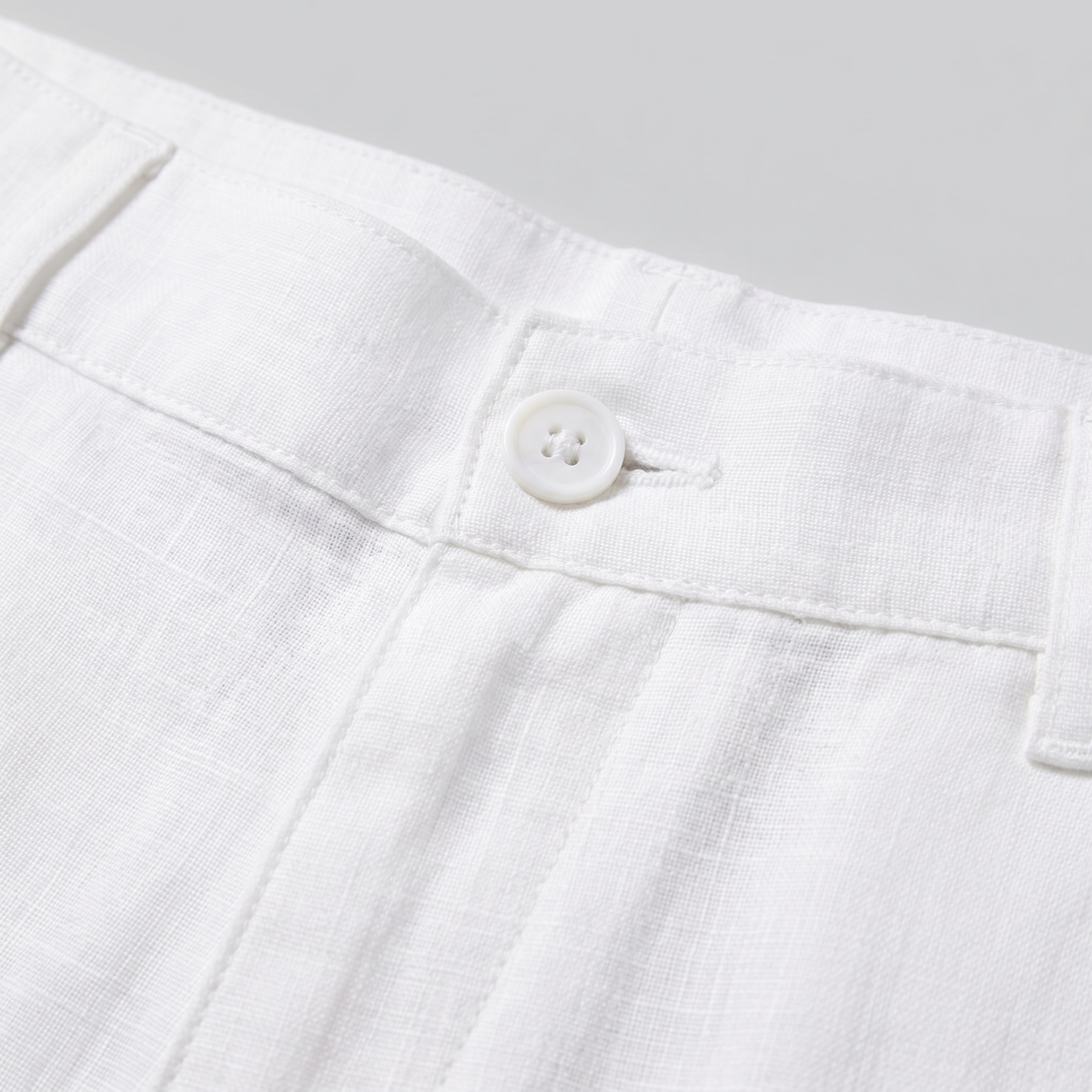 Men's Linen Camp Collar Shirt and Shorts Set