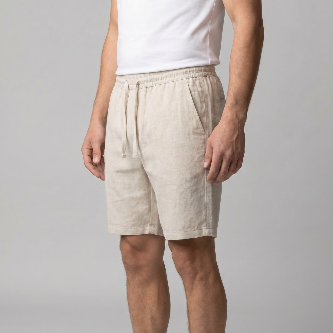 Men's Linen Casual Short