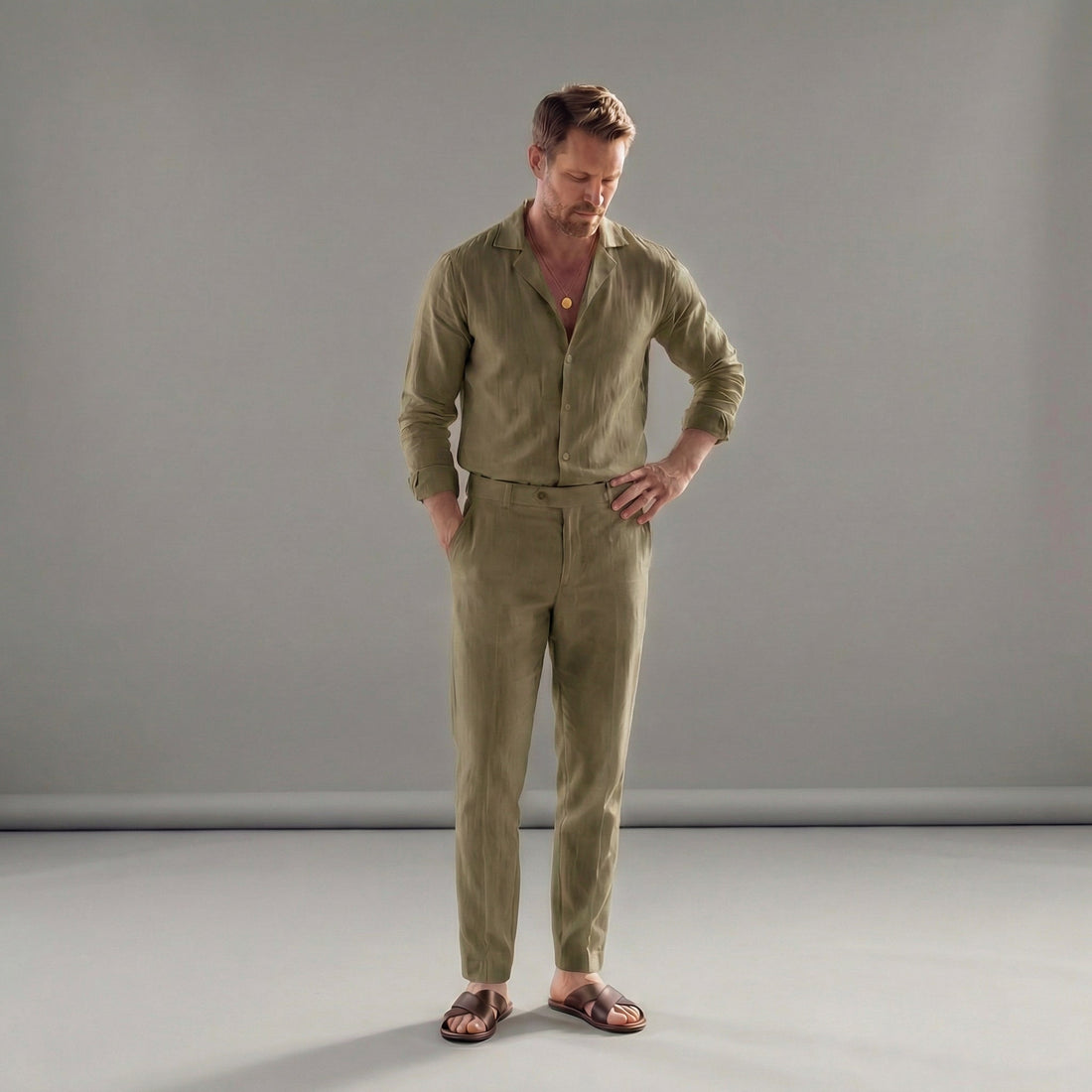 Men's Linen Outfit Set