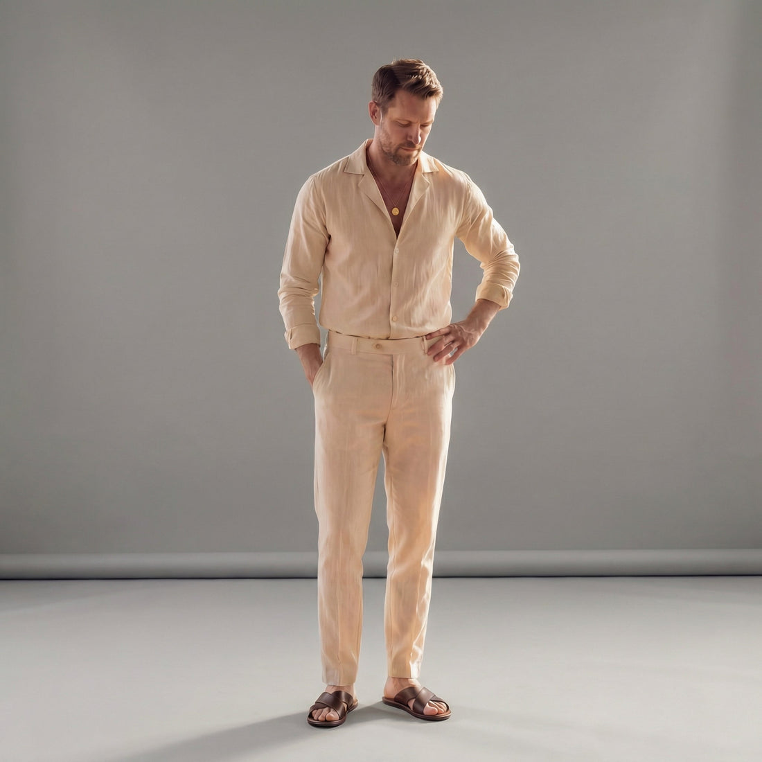 Men's Linen Outfit Set