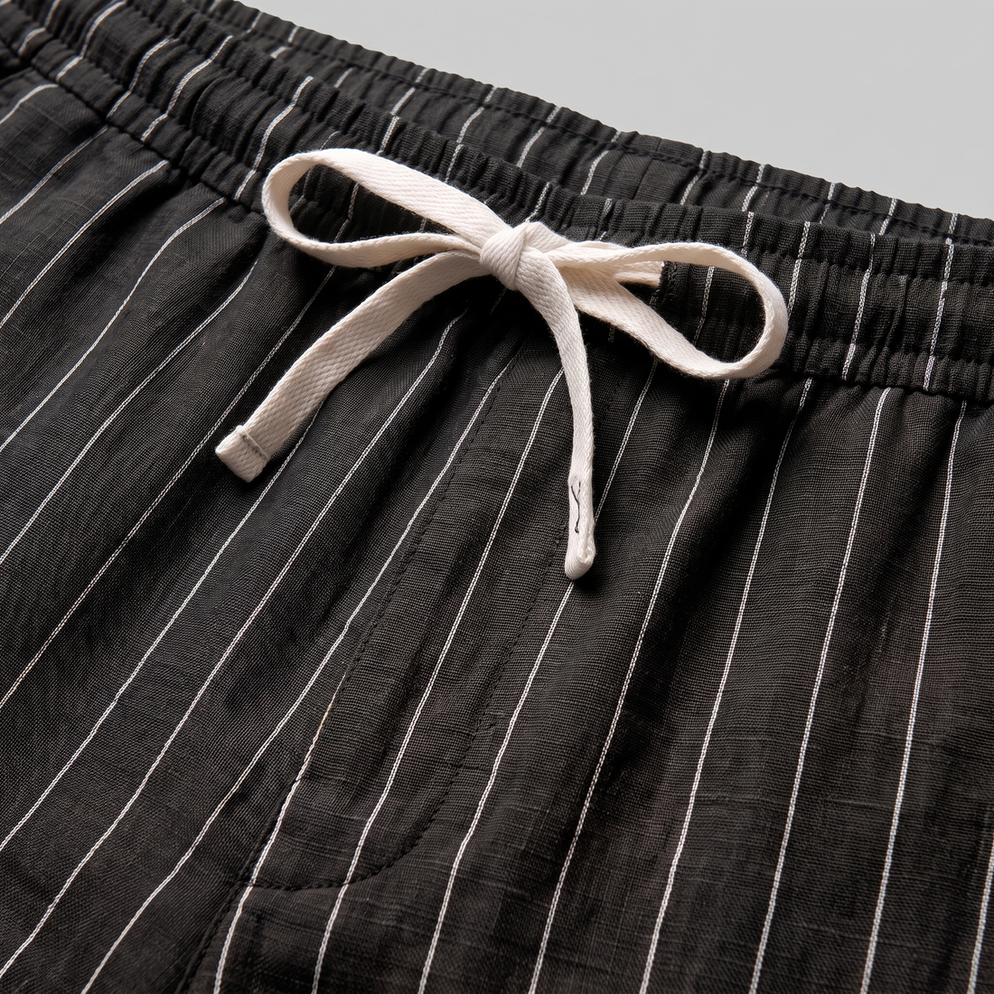 Men's Linen Pinstripe Summer Shorts