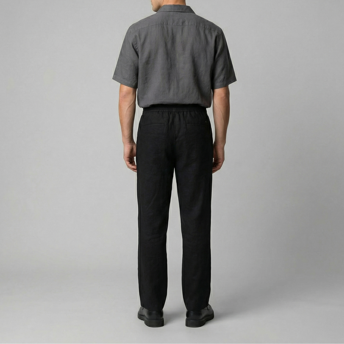 Men's Linen Slim Fit Trousers