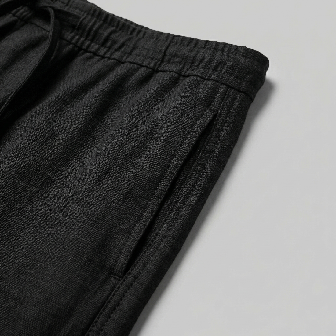 Men's Linen Slim Fit Trousers