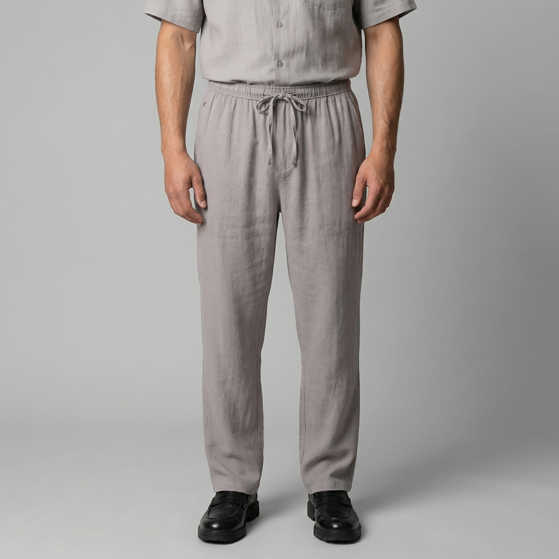 Men's Linen Slim Fit Trousers