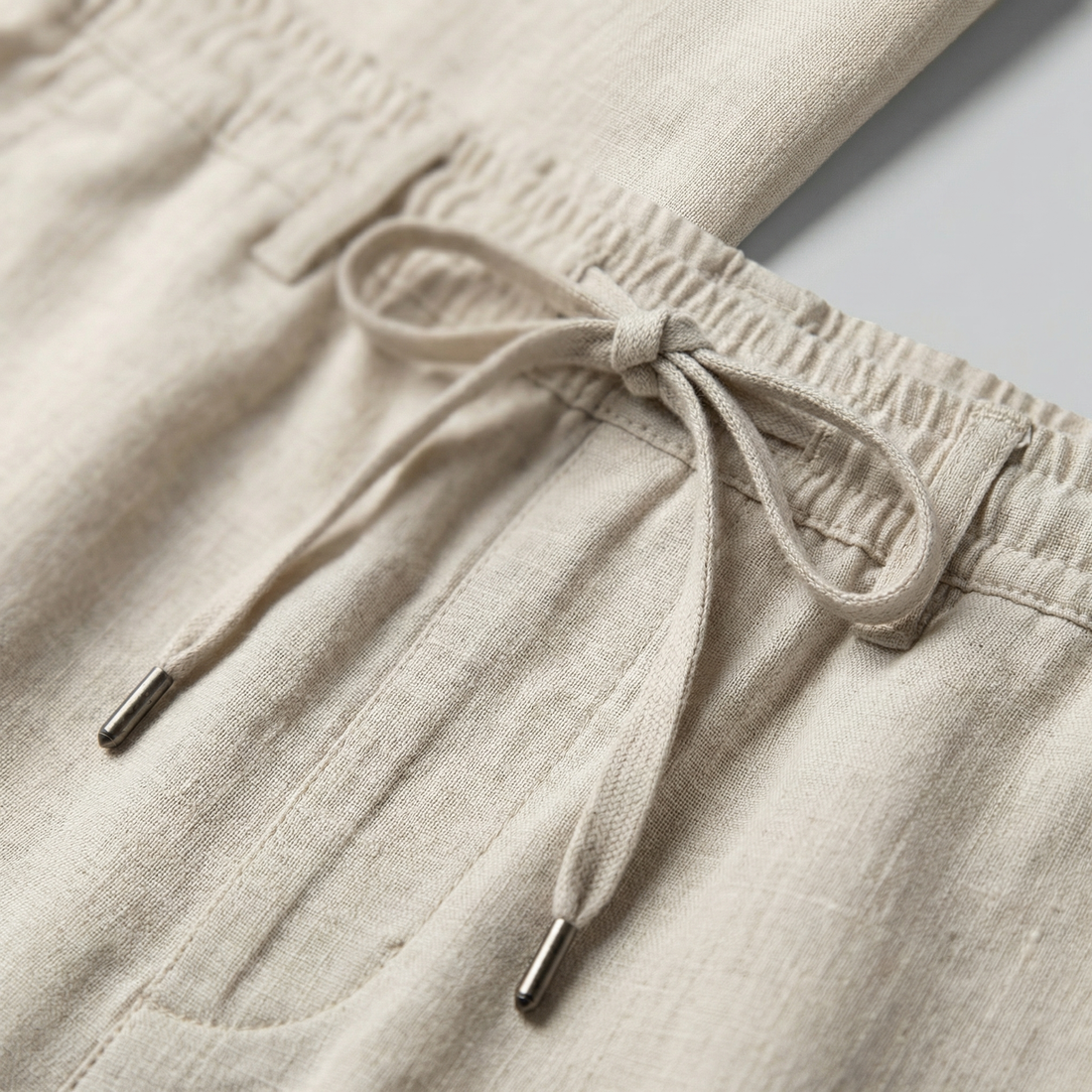Men's Linen Slim Fit Trousers