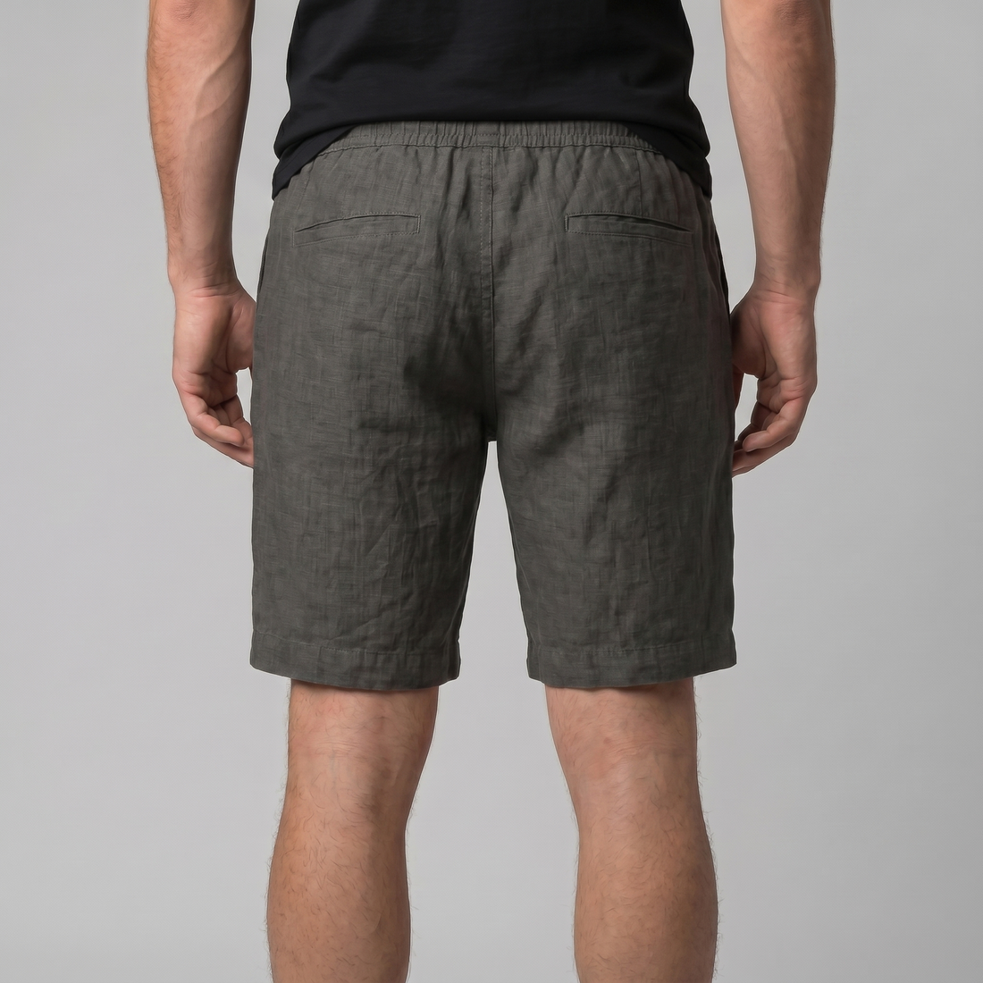 Men's Linen Summer Beach Shorts