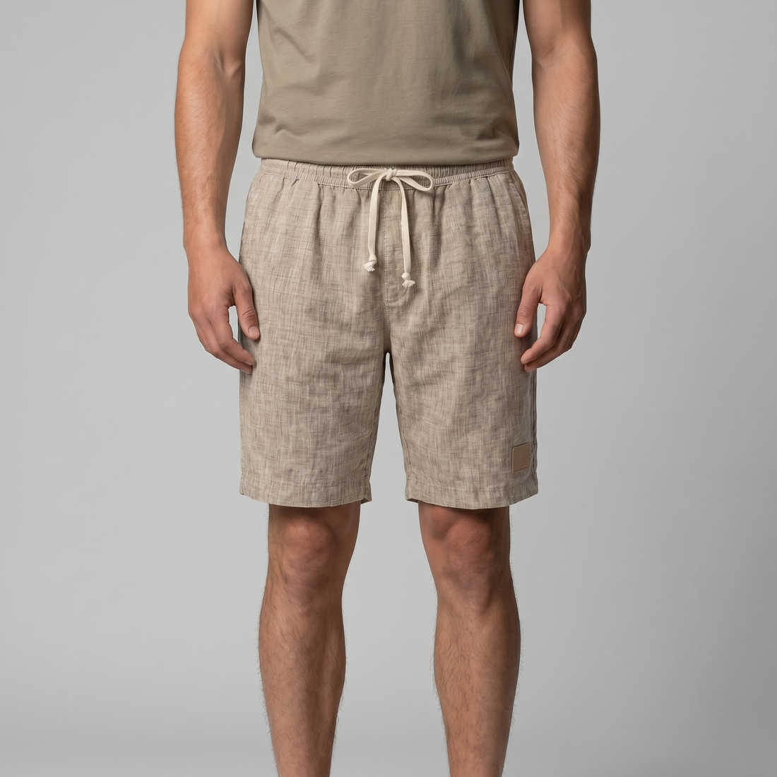 Men's Linen Summer Beach Shorts