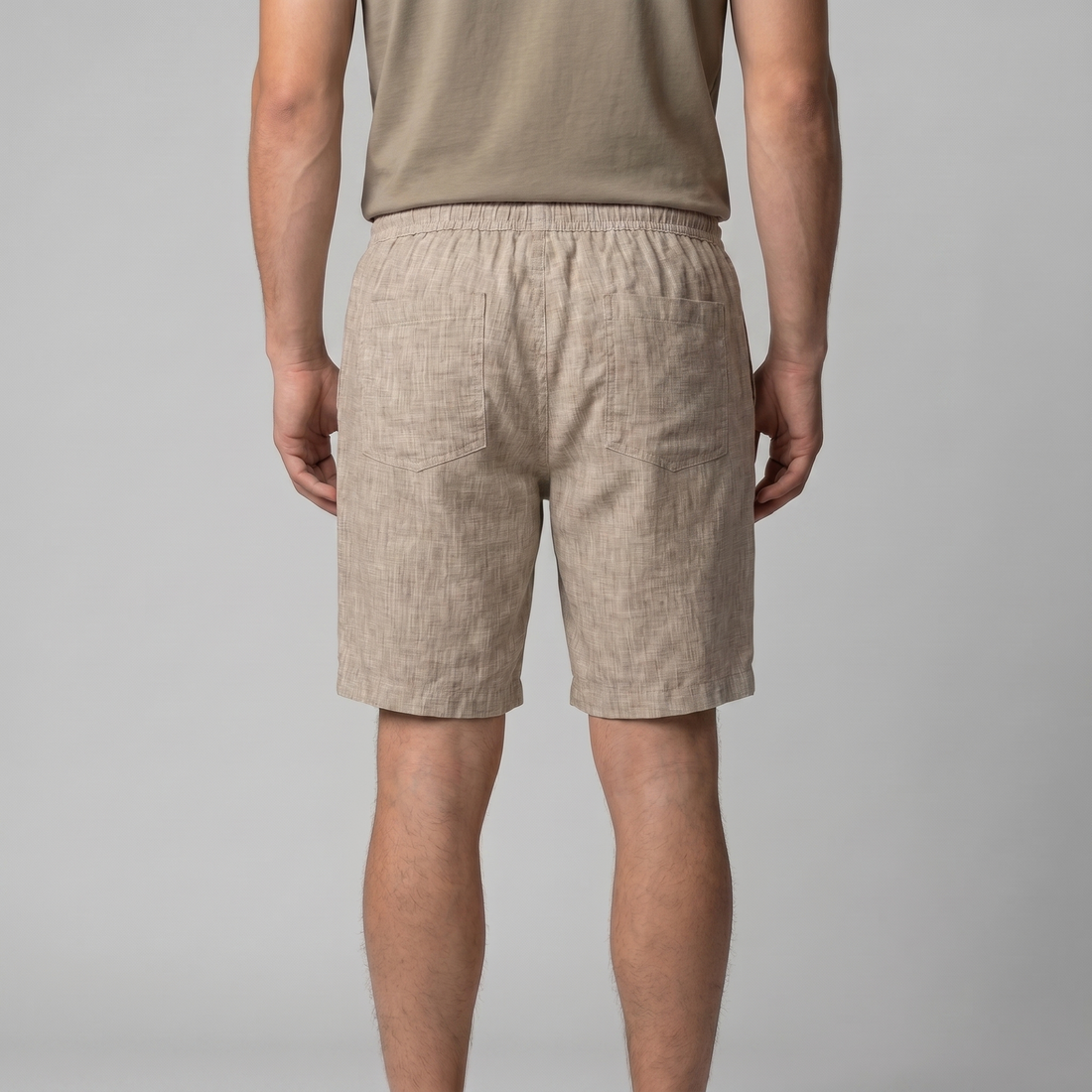 Men's Linen Summer Beach Shorts