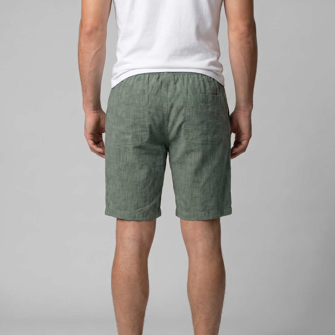 Men's Linen Summer Beach Shorts