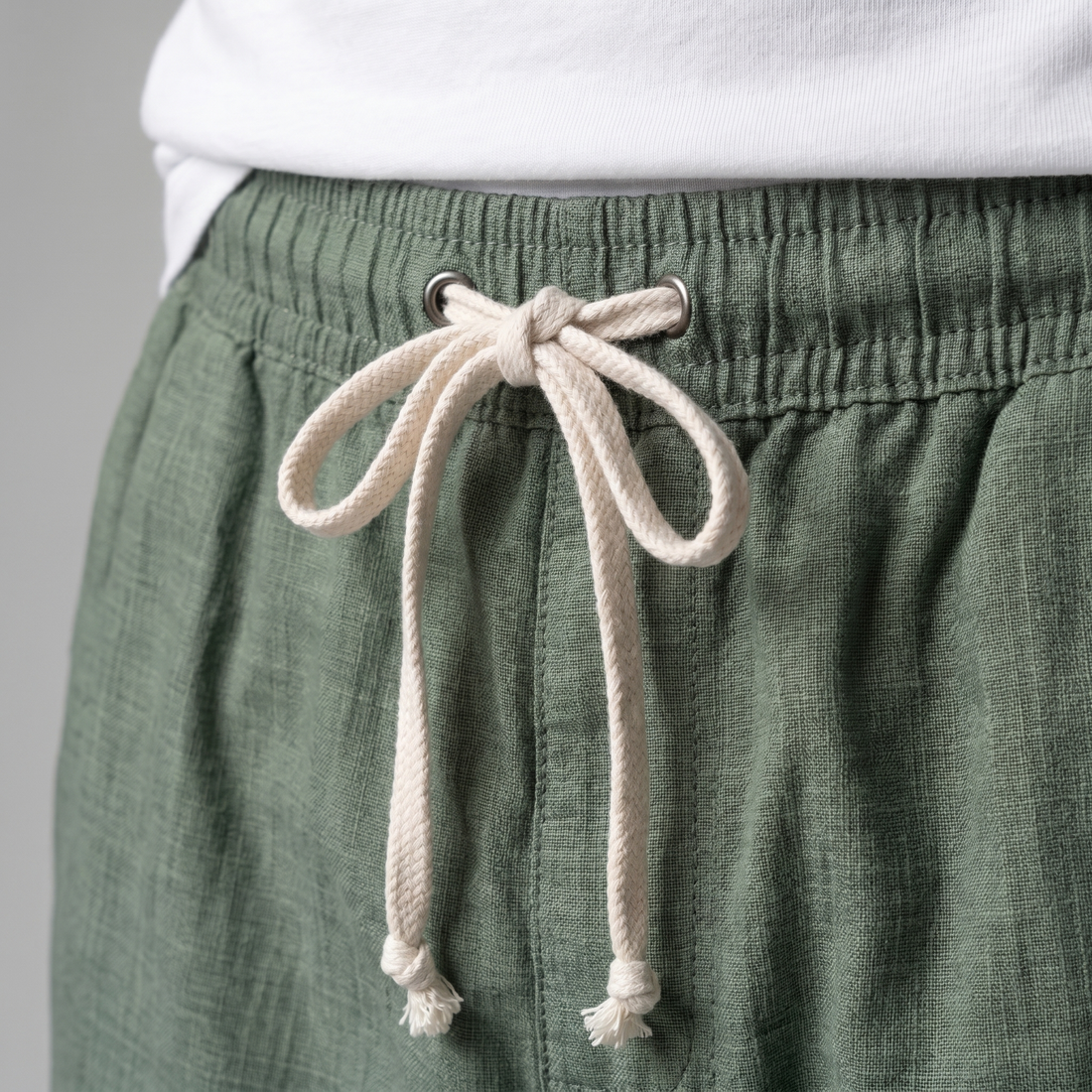 Men's Linen Summer Beach Shorts