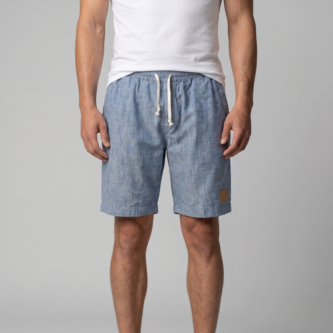 Men's Linen Summer Beach Shorts