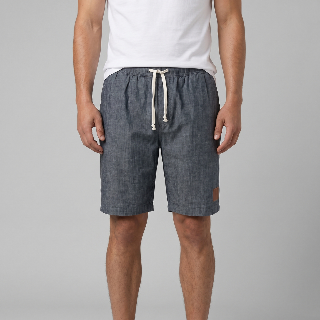 Men's Linen Summer Beach Shorts