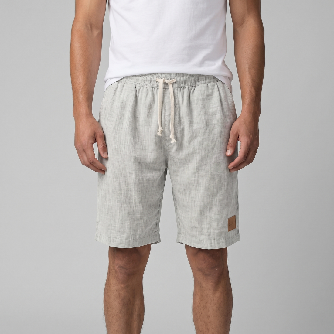Men's Linen Summer Beach Shorts