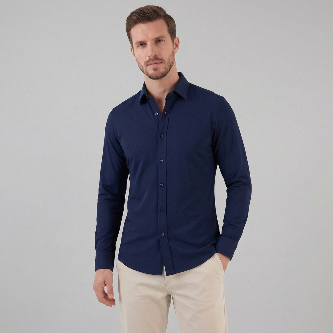 Men's Long Sleeve Dress Shirt