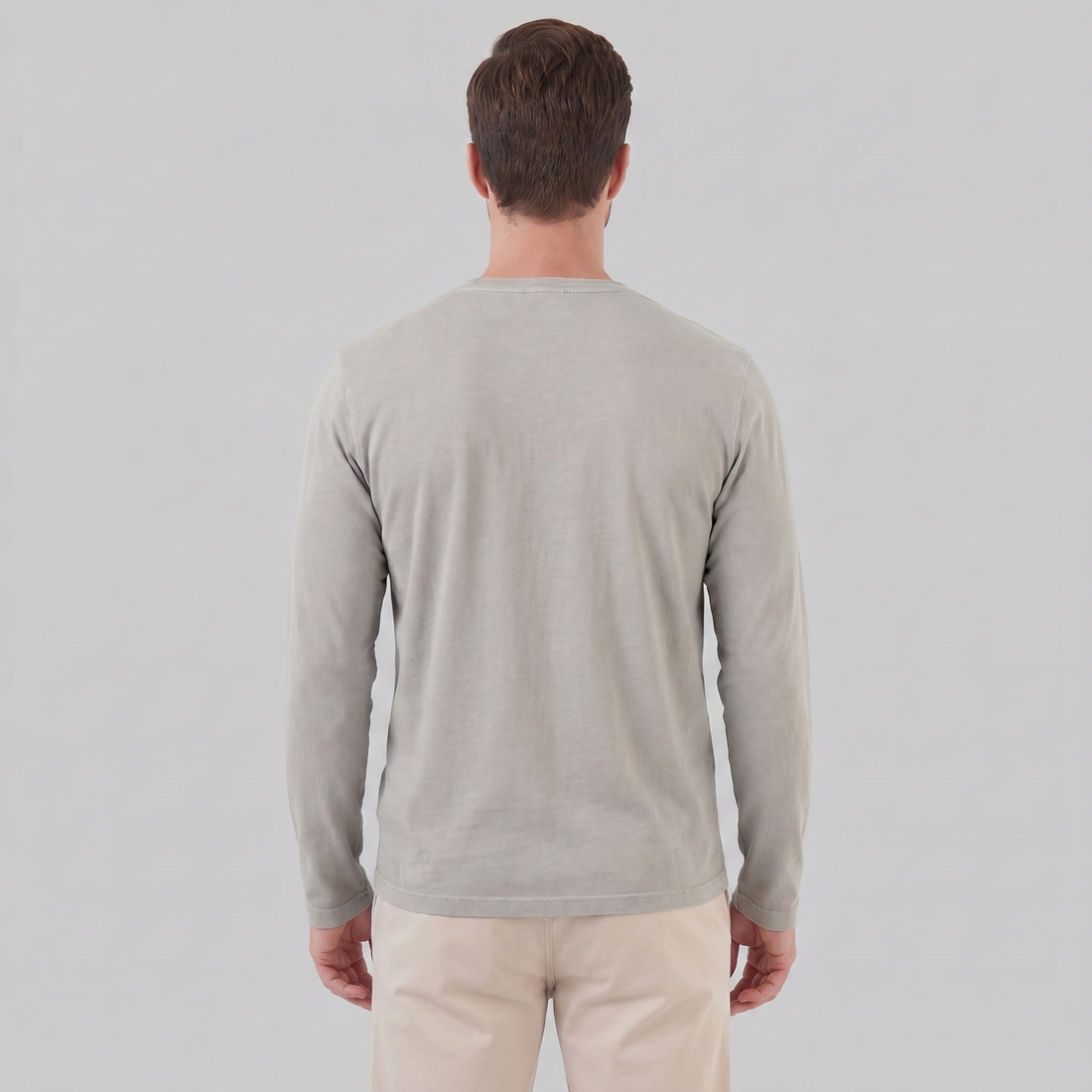 Men's Long Sleeve Henley Shirt