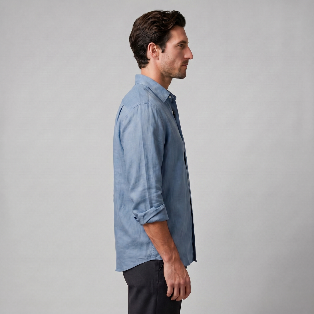 Men's Long Sleeve Oversized Shirt