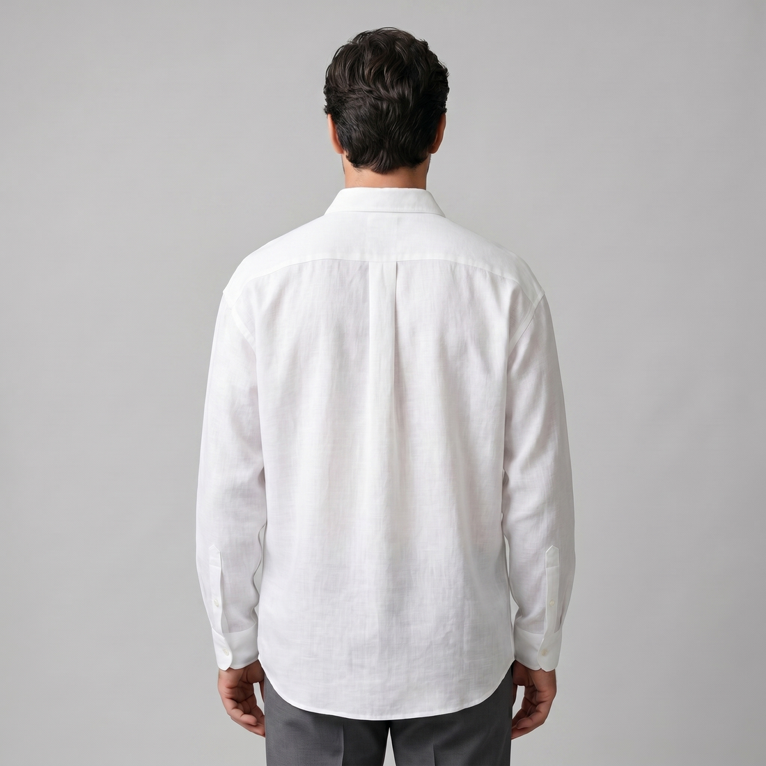 Men's Long Sleeve Oversized Shirt
