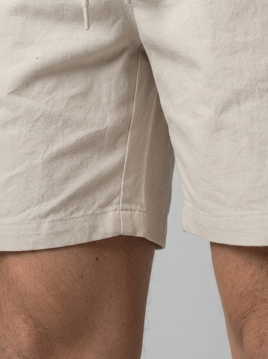 Men's Lounge Shorts with Drawstring Waistband