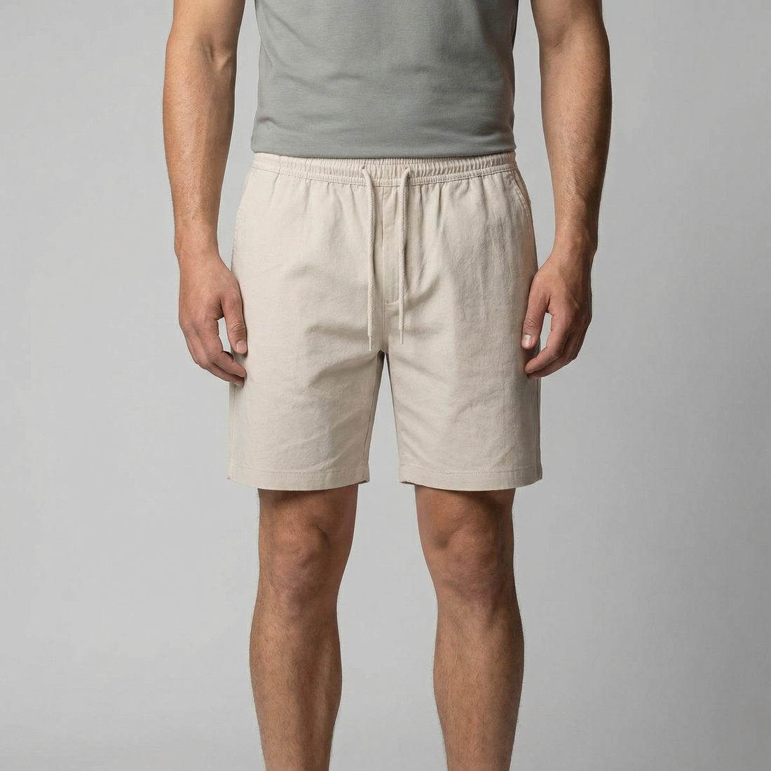 Men's Lounge Shorts with Drawstring Waistband