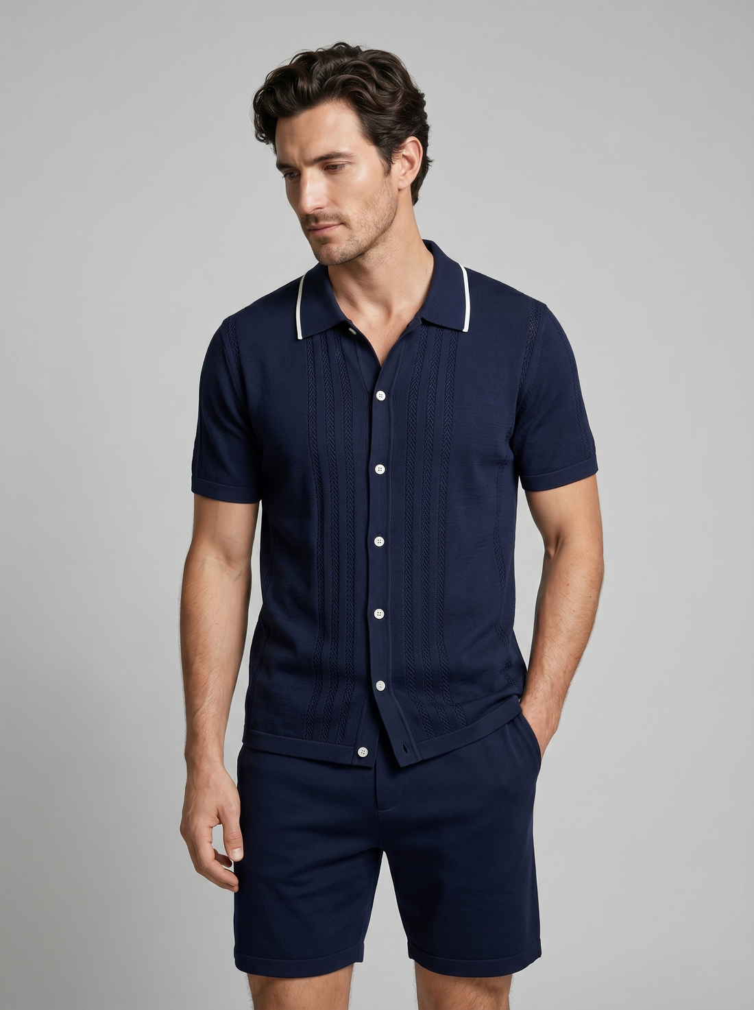 Men's Loungewear Knit Two-Piece Set