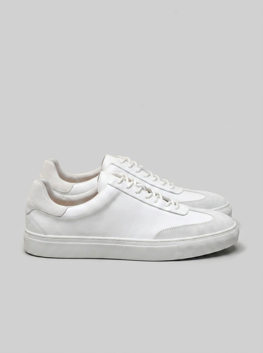 Men's Low-Top Leather Sneakers