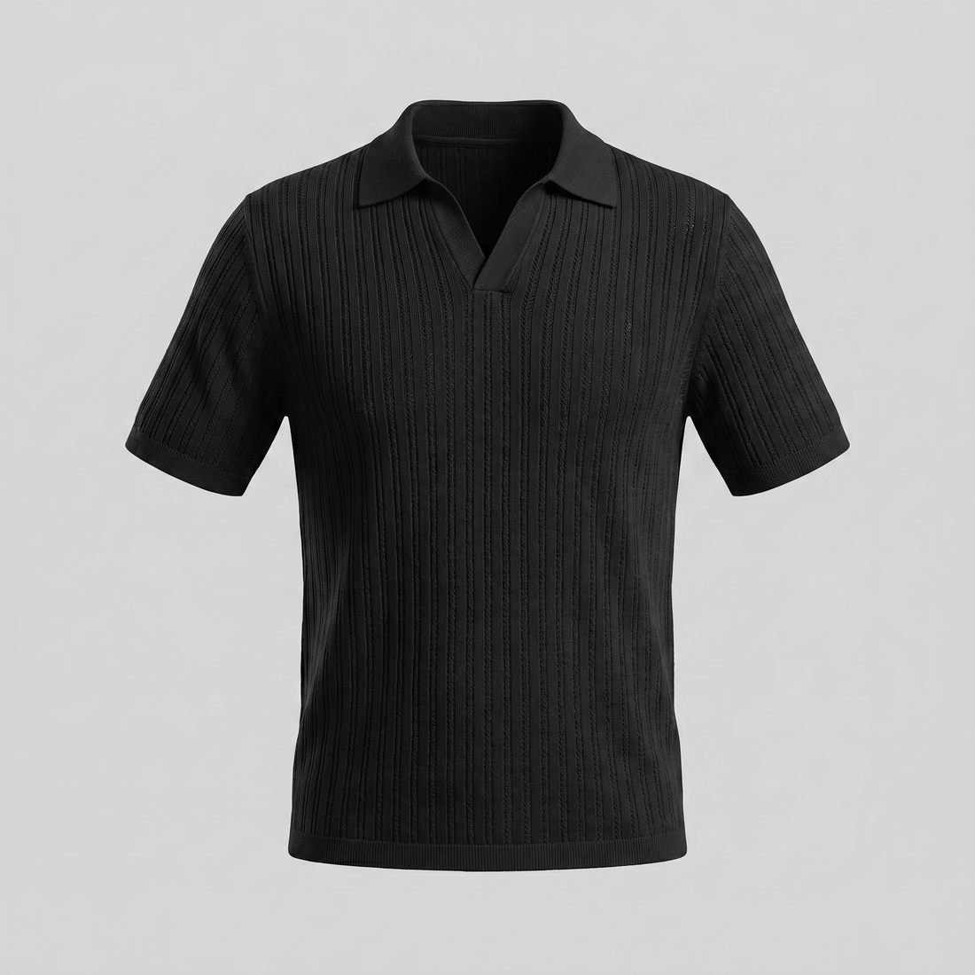 Men's Open Collar Summer Polo Shirt