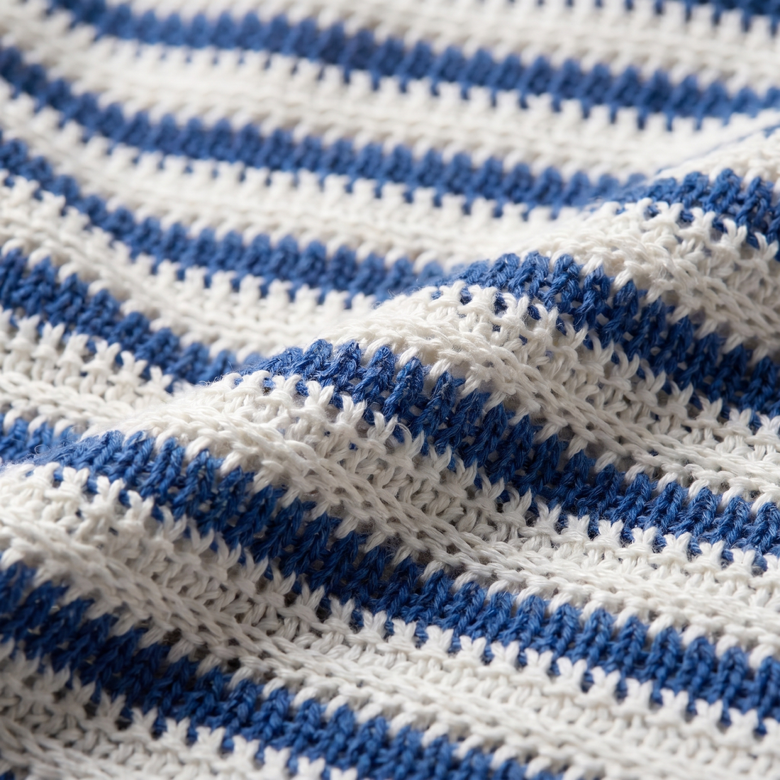 Men's Open-Knit Stripe Resort Shirt