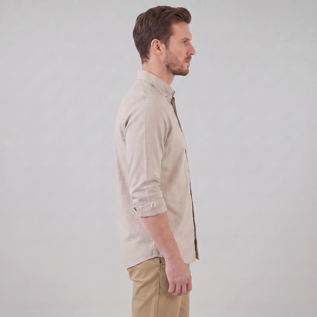 Men's Oxford Button-Down Dress Shirt