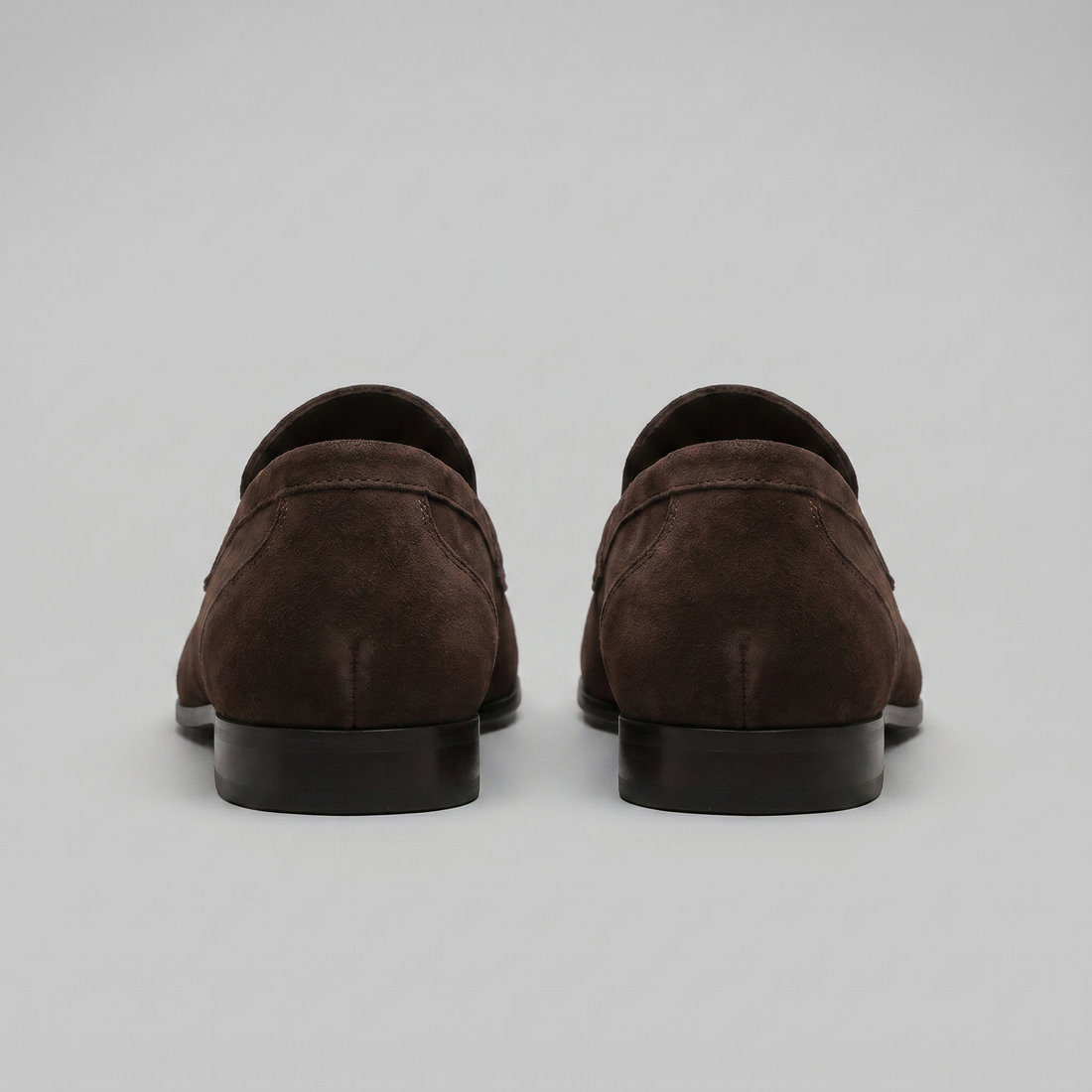Men's Suede Penny Loafers