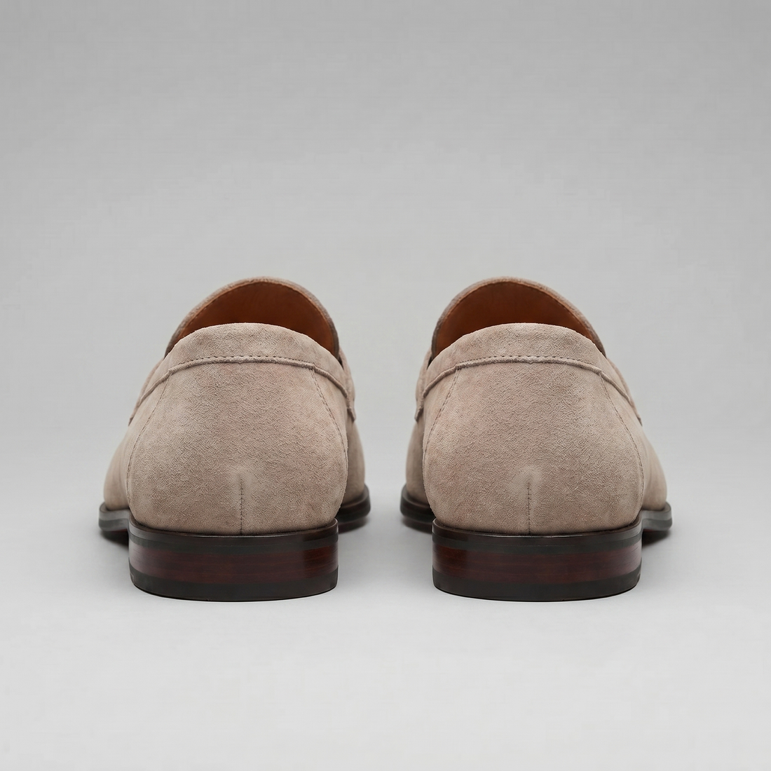 Men's Suede Penny Loafers