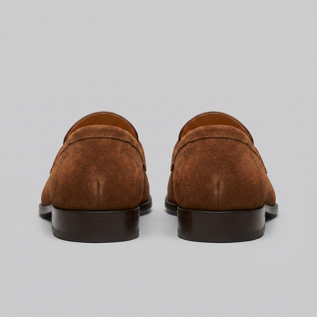 Men's Suede Penny Loafers