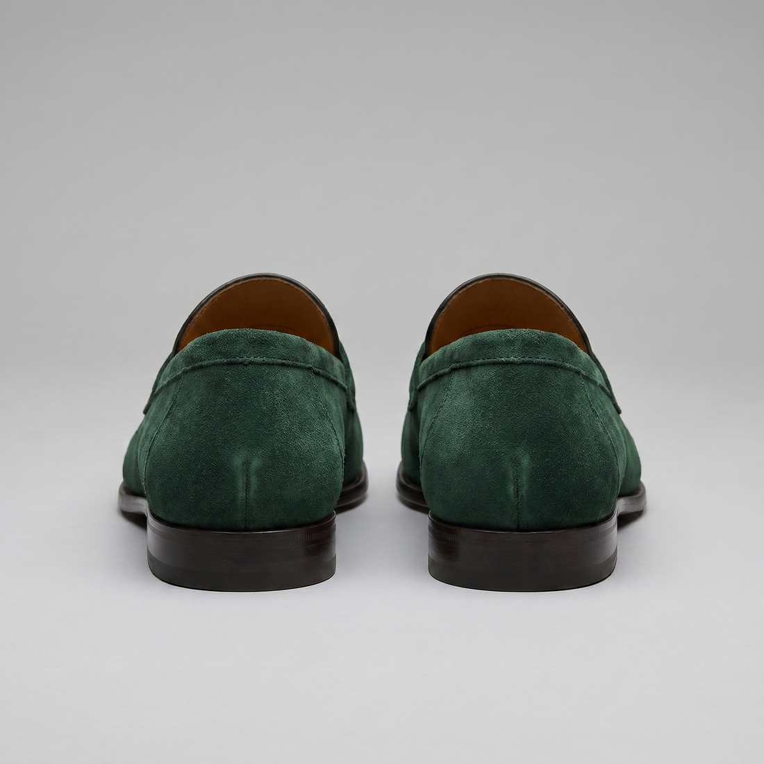 Men's Suede Penny Loafers