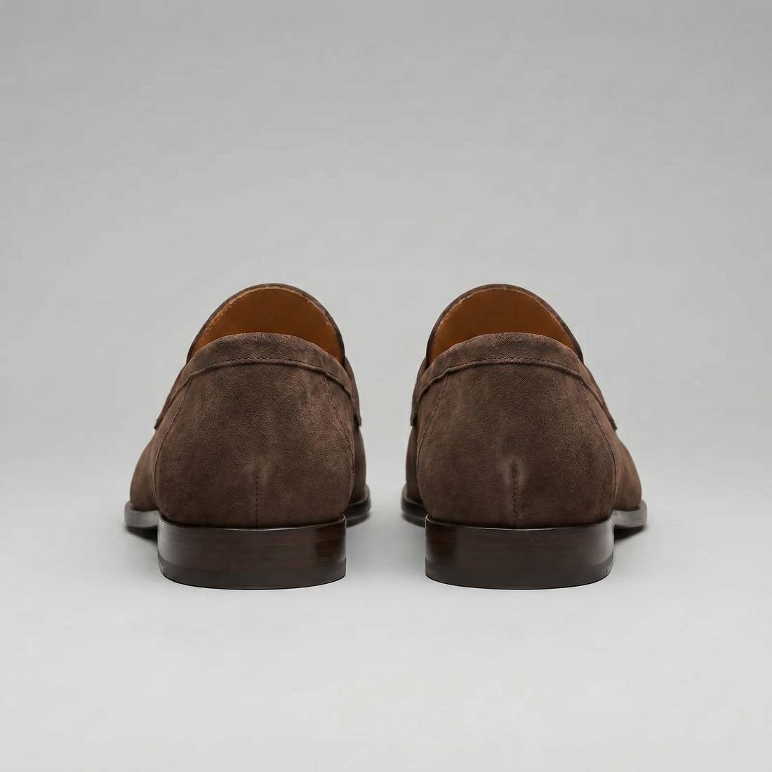 Men's Suede Penny Loafers